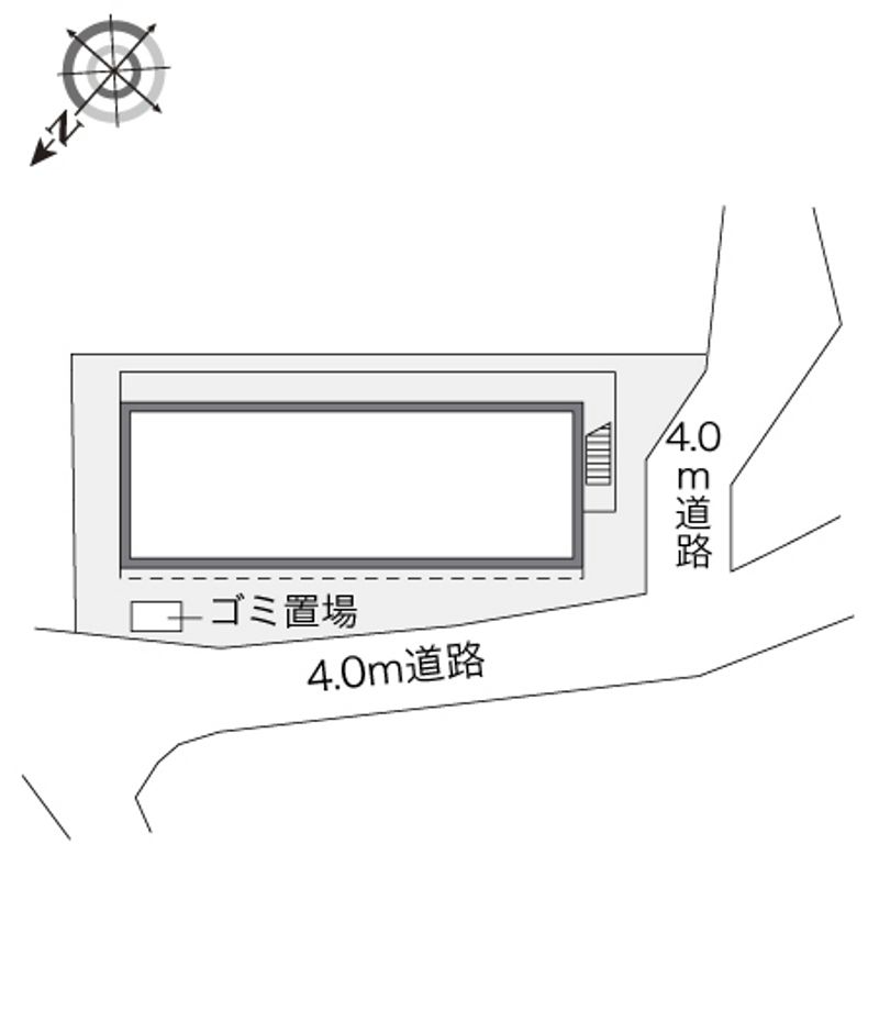 レオパレスハチロー 配置図