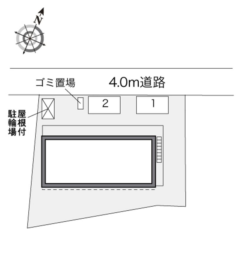 レオパレスＦｉｎｅ　Ｖｉｅｗ 配置図