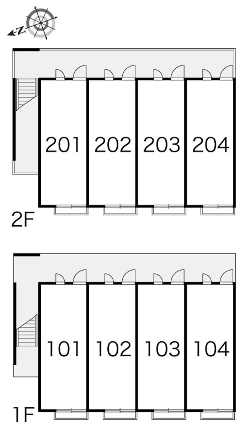 レオパレスエース 間取配置図