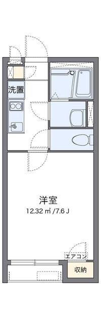 クレイノＤＯＧＷＯＯＤ 間取り図