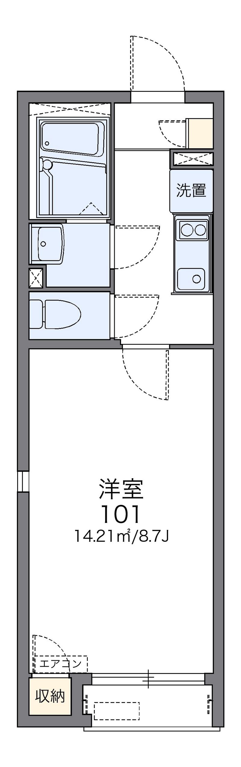 レオネクスト立花 間取図