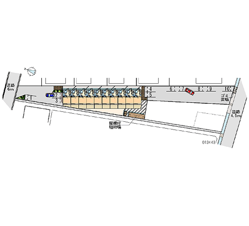 13443 Monthly parking lot