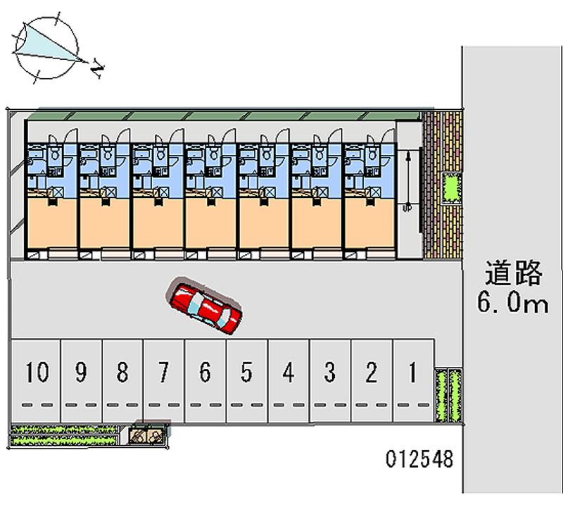 レオパレスリベール 月極駐車場