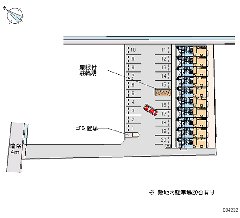 34232 Monthly parking lot