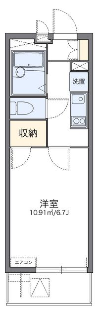 レオパレスＨＡＲＵ 間取り図