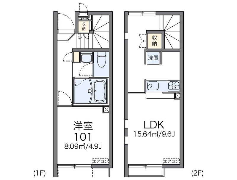レオネクストアビタシオン上原 間取図