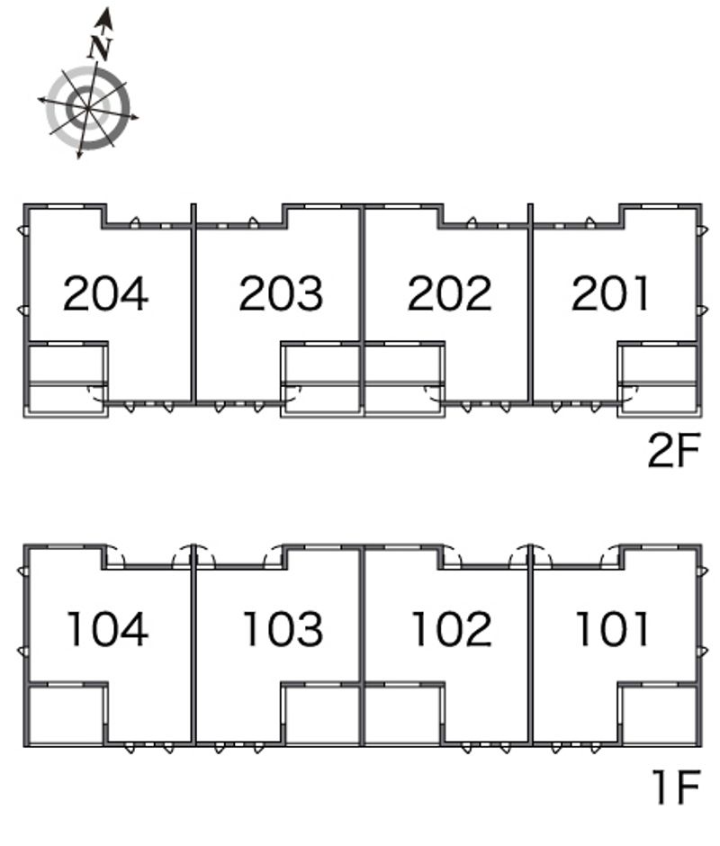 レオネクストクオーレ 間取り配置図