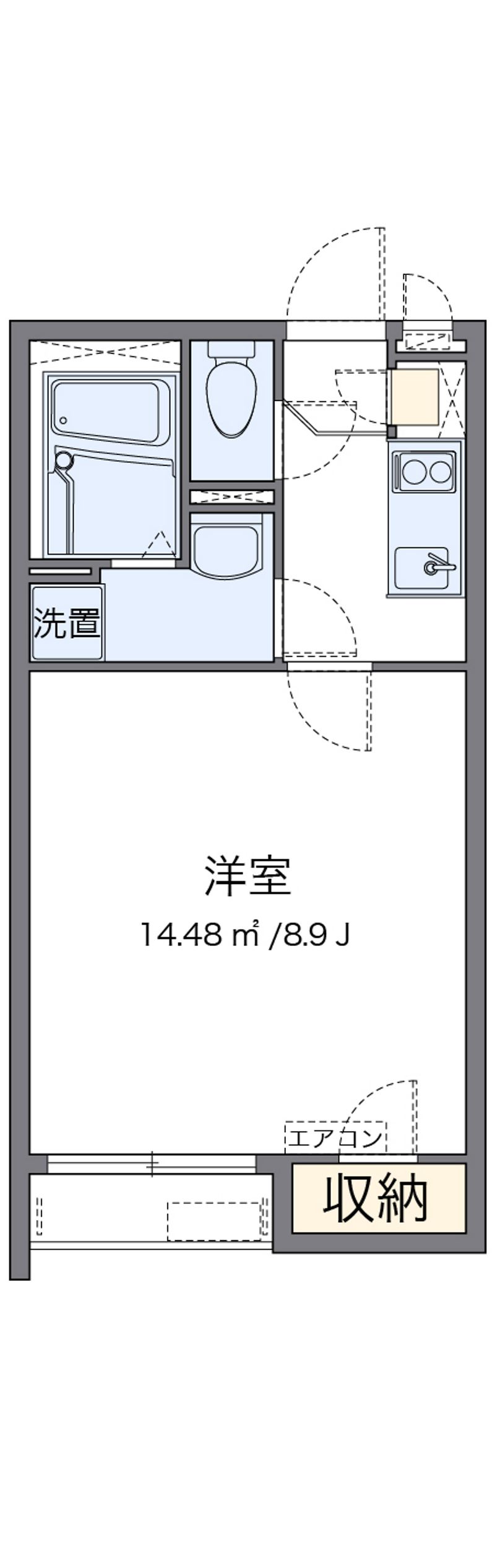 クレイノグロッケンバルト 間取図