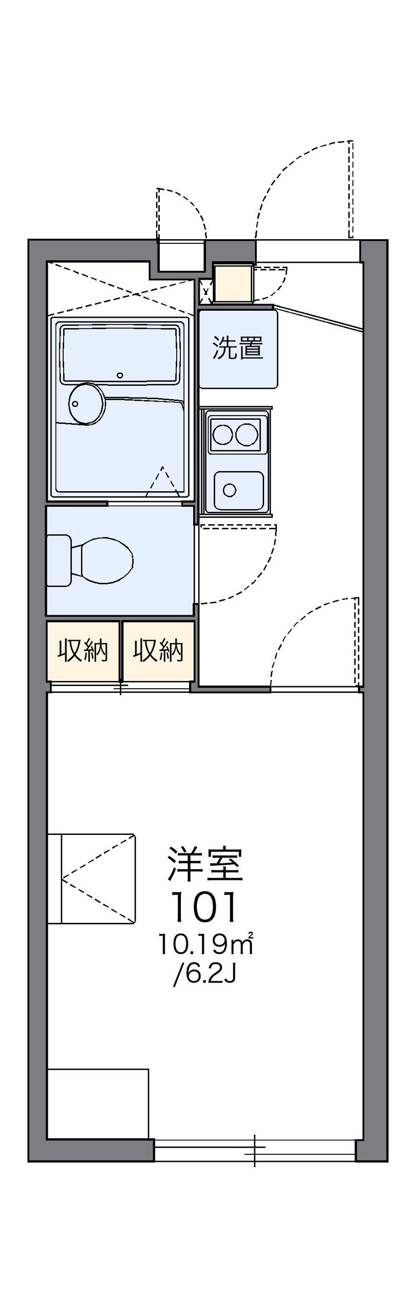 レオパレスＡＩＫＡＷＡ 間取図