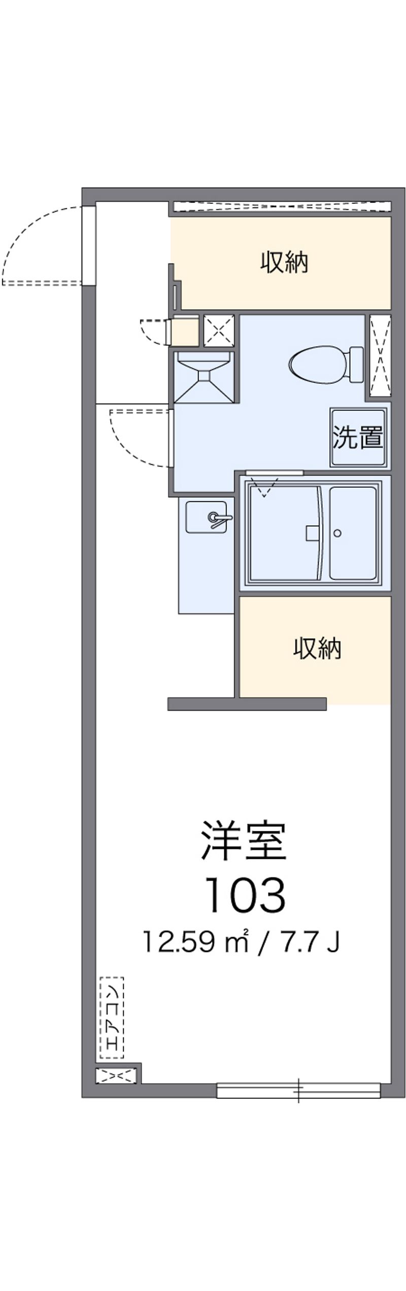 アルクＡｕ　Ｓｏｌｅｉｌ 間取り