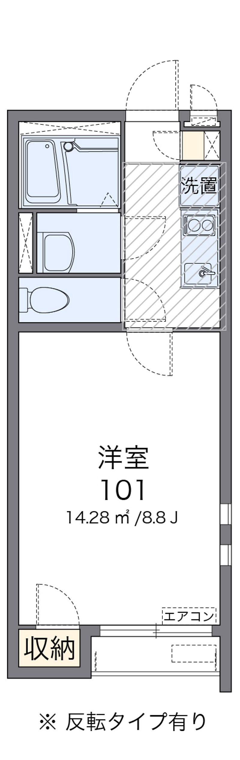 クレイノ蔵 間取図
