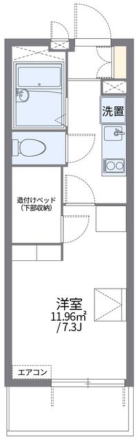 レオパレスｍｉａ　ｄｏｍｏ 間取り図