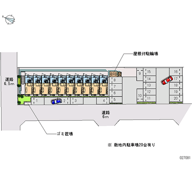 27081 Monthly parking lot