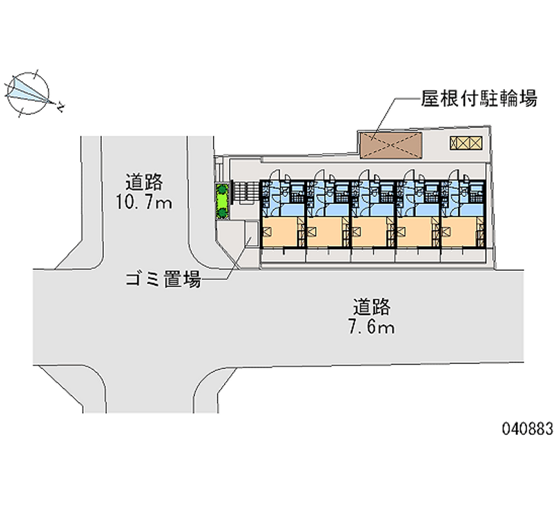 レオパレスＨＯＰＥ京坪 区画図