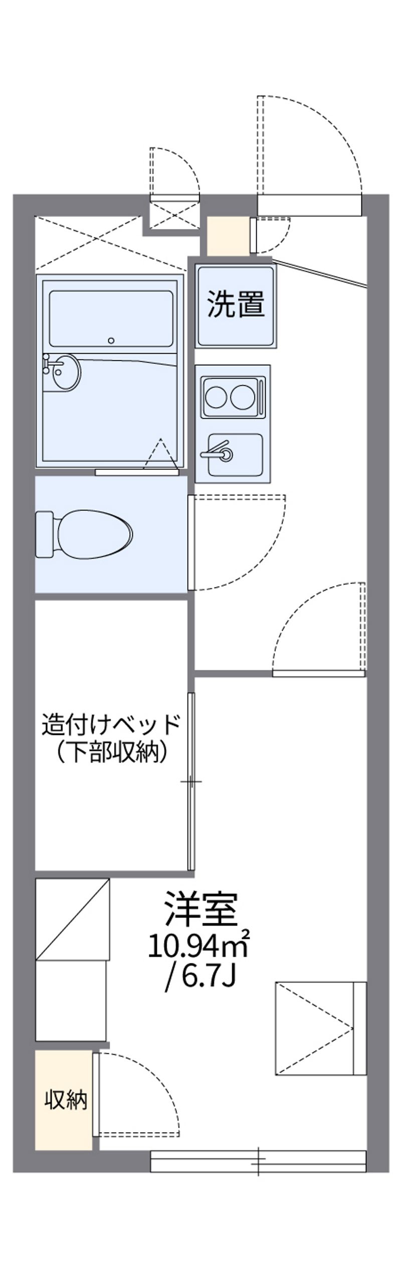 レオパレス豊Ⅲ 間取図