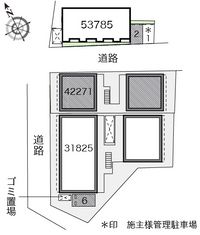 レオパレス一本杉Ⅱ 配置図
