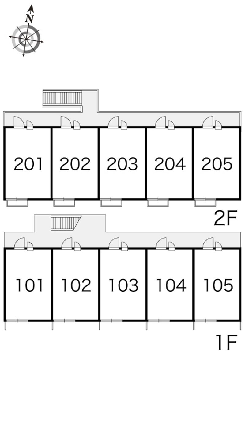 レオパレスコンフォールドミール 間取り配置図