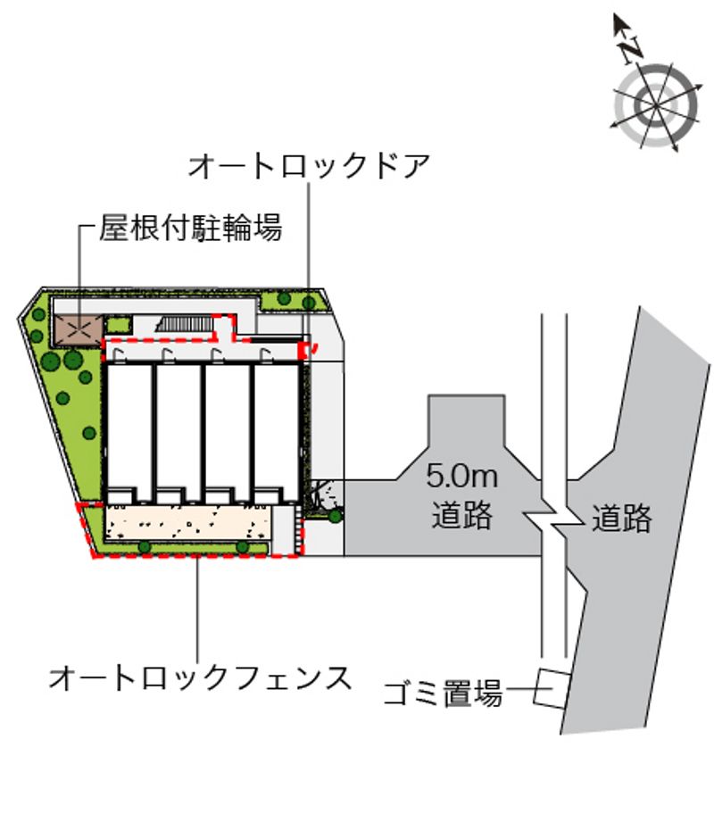 レオネクストルシェル 配置図