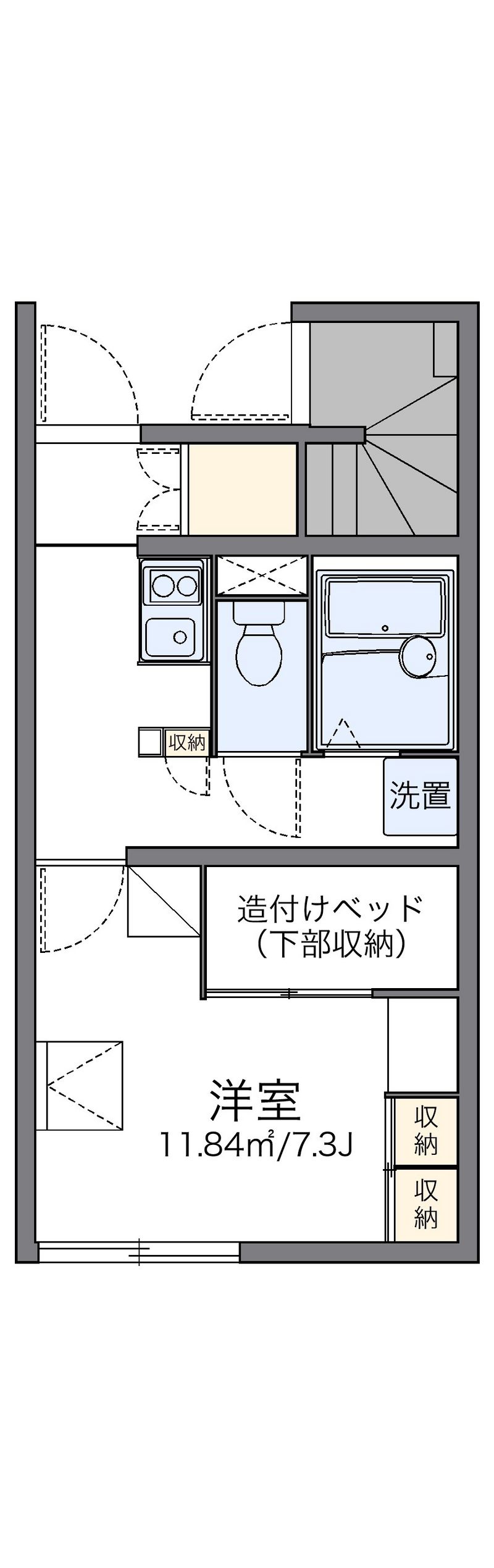 レオパレスＬｉｂｅｒｔｙＢｅｌｌ 間取図