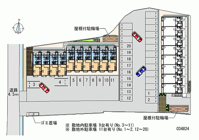 34824月租停車場