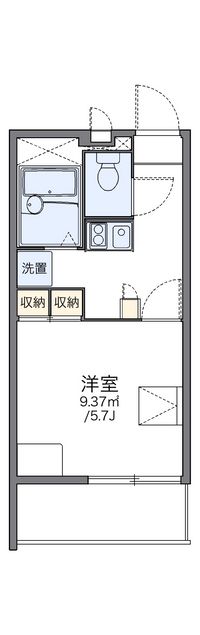 レオパレスＥＣＨＯ 間取り図