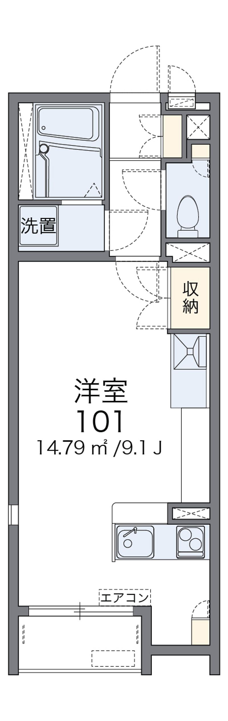 レオネクスト２７Ｗｉｎｇ 間取図