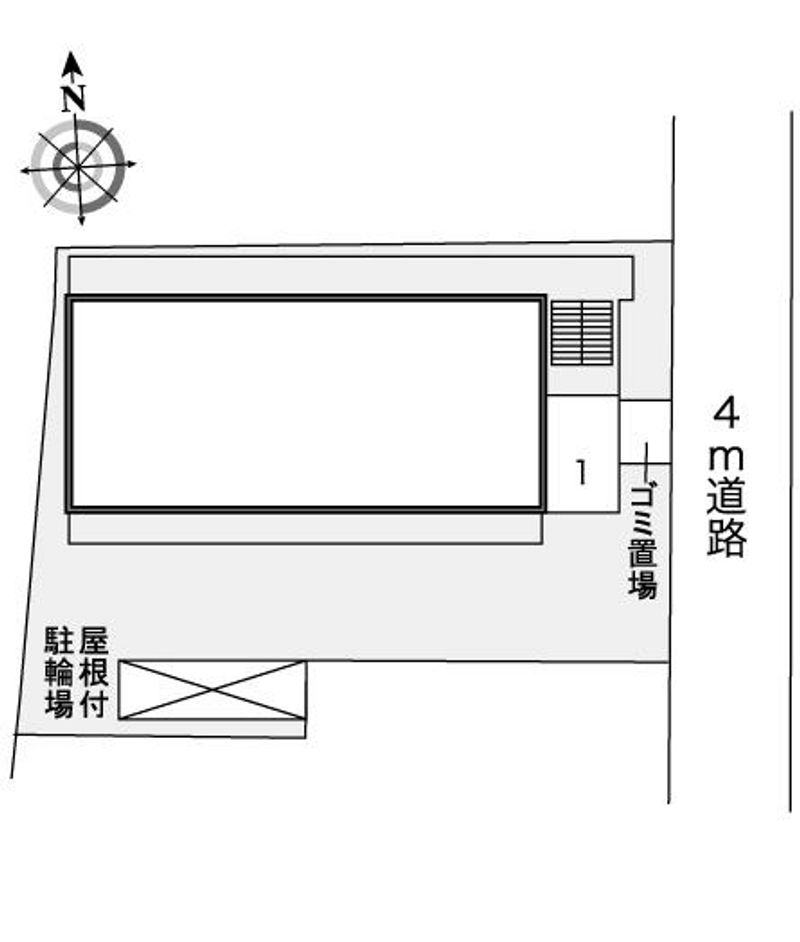 レオパレスＭＯＧＡＭＩ 配置図
