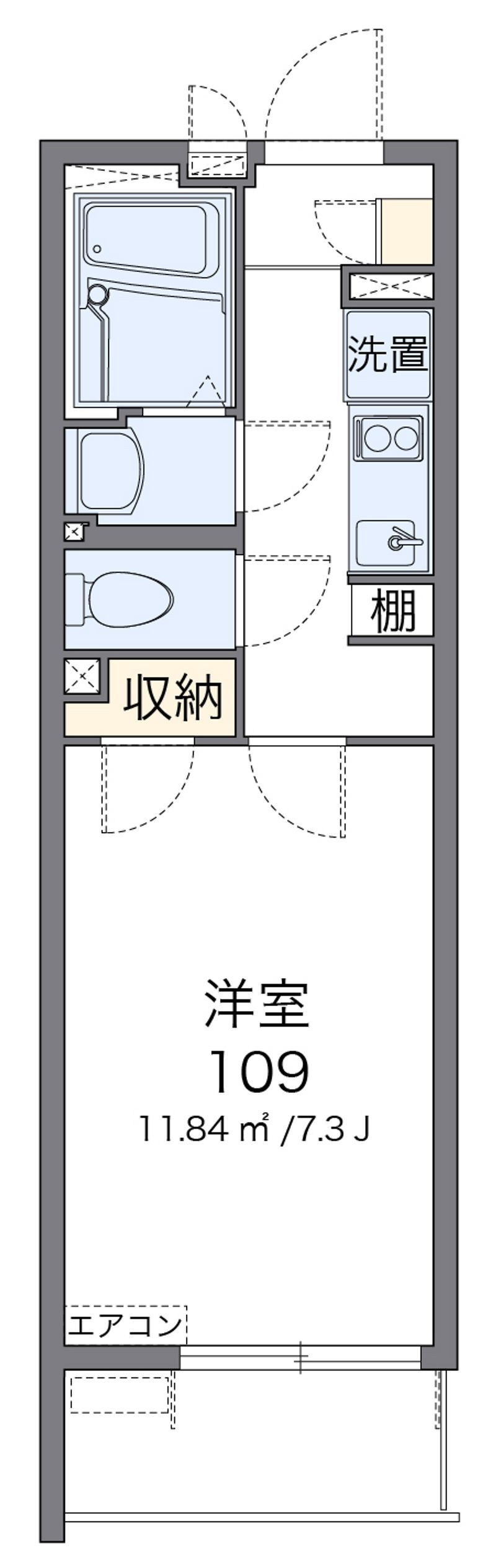 クレイノヴァレッタ２ 間取図
