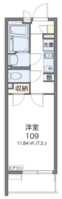 クレイノヴァレッタ２ 間取り図