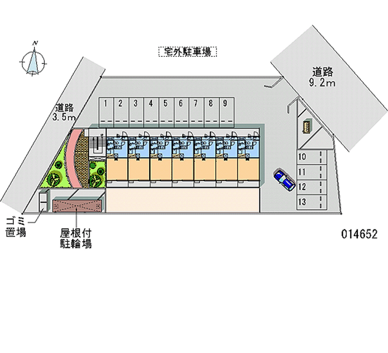 14652 Monthly parking lot