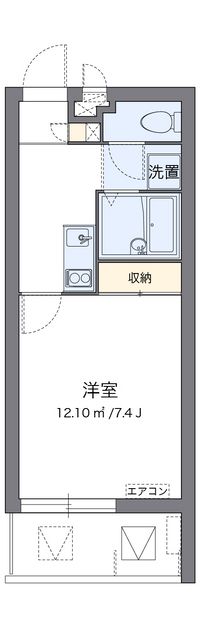 クレイノ和 間取り図