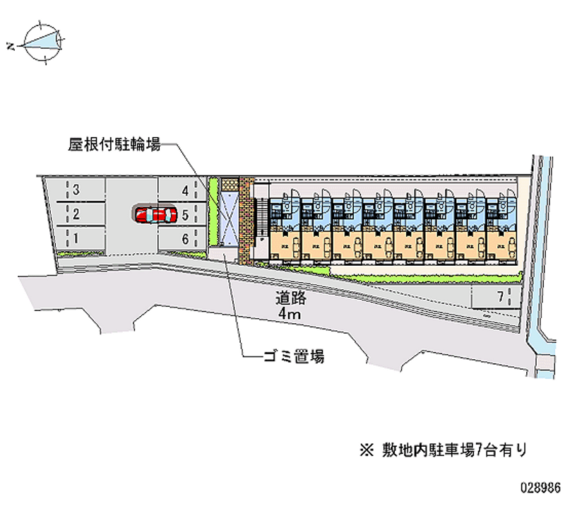 28986 Monthly parking lot