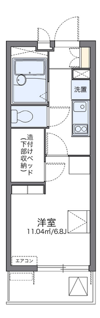 レオパレスマ　メゾンＣ 間取り図