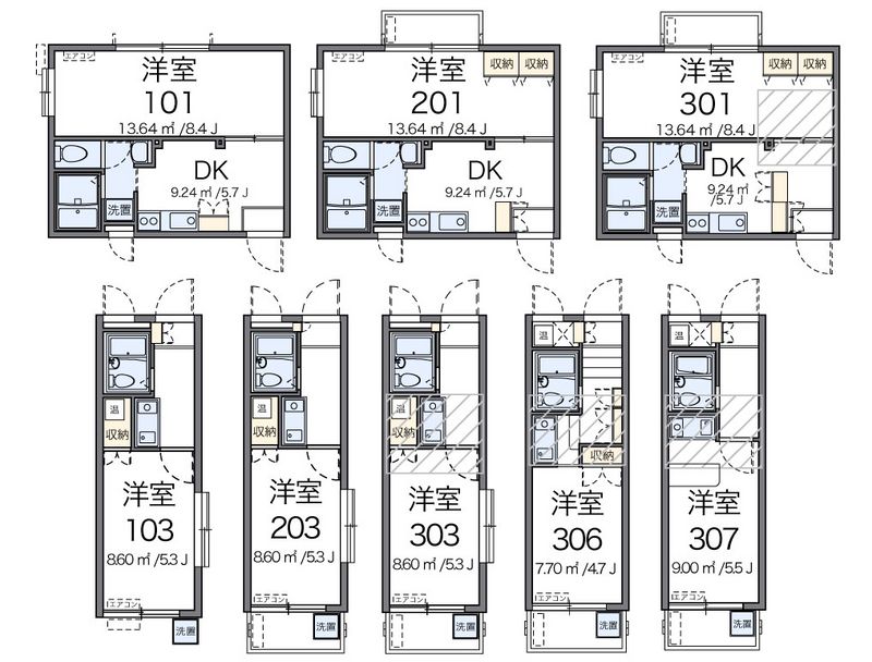 ＲＥＶＡＮＣＥ　ＨＩＧＡＳＨＩＵＲＡＷＡ 間取図