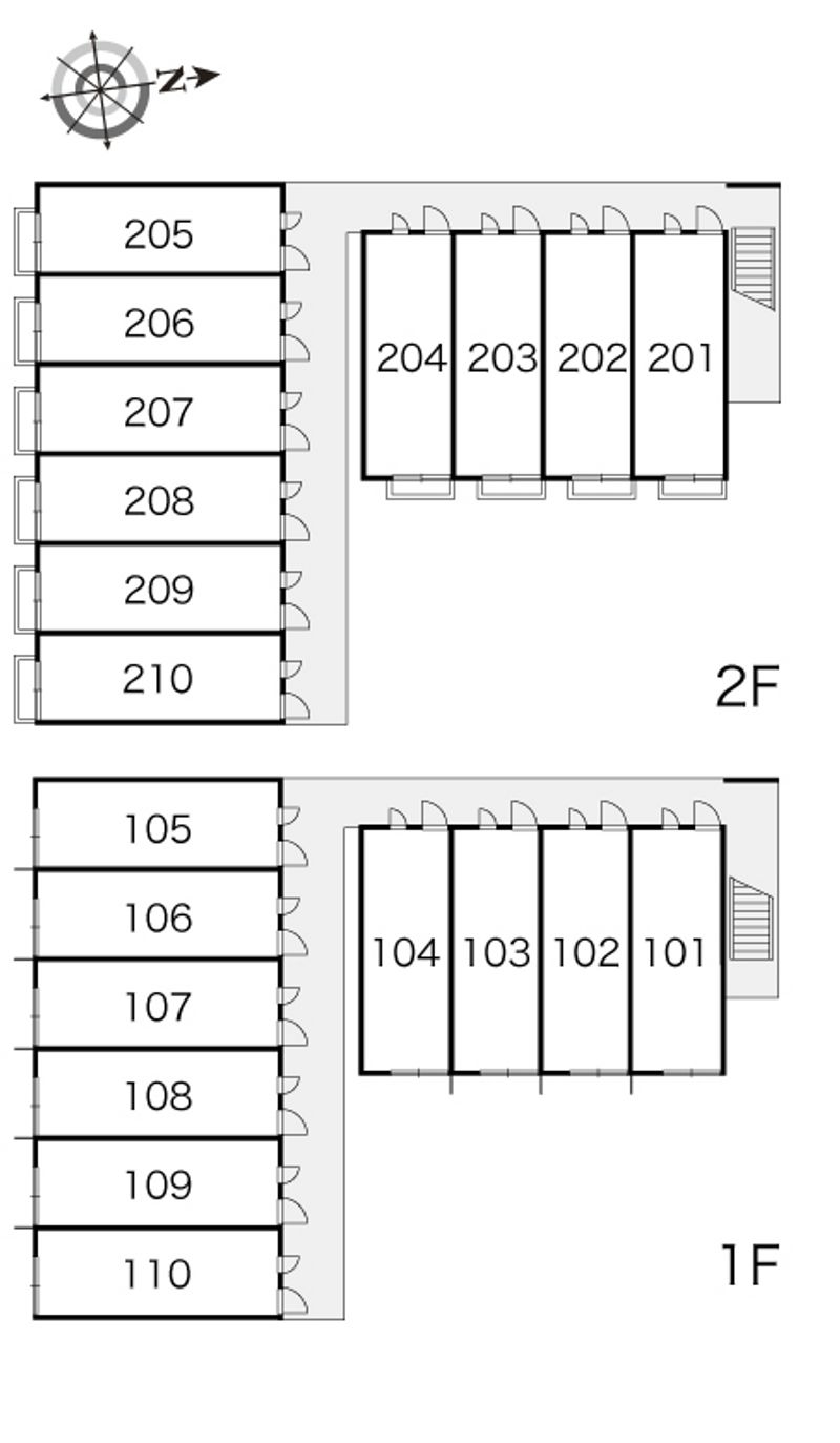 レオパレスプレミール 間取り配置図