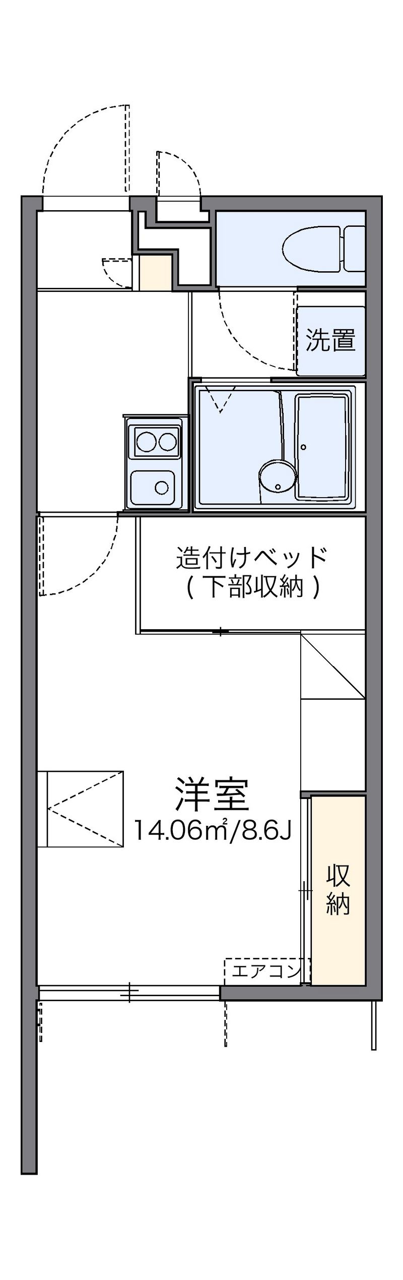 leopalace Tail the West Floor plan