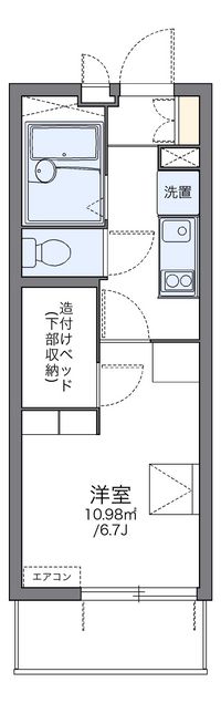 レオパレス伊勢吉 間取り図