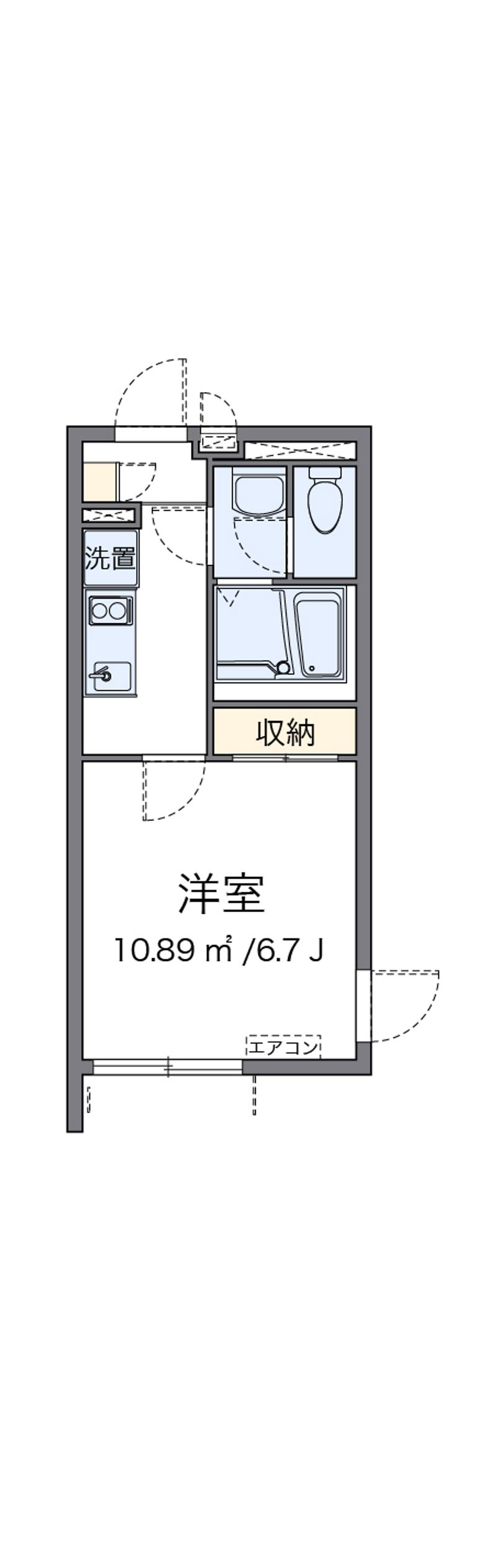 クレイノ笹塚南山 間取図