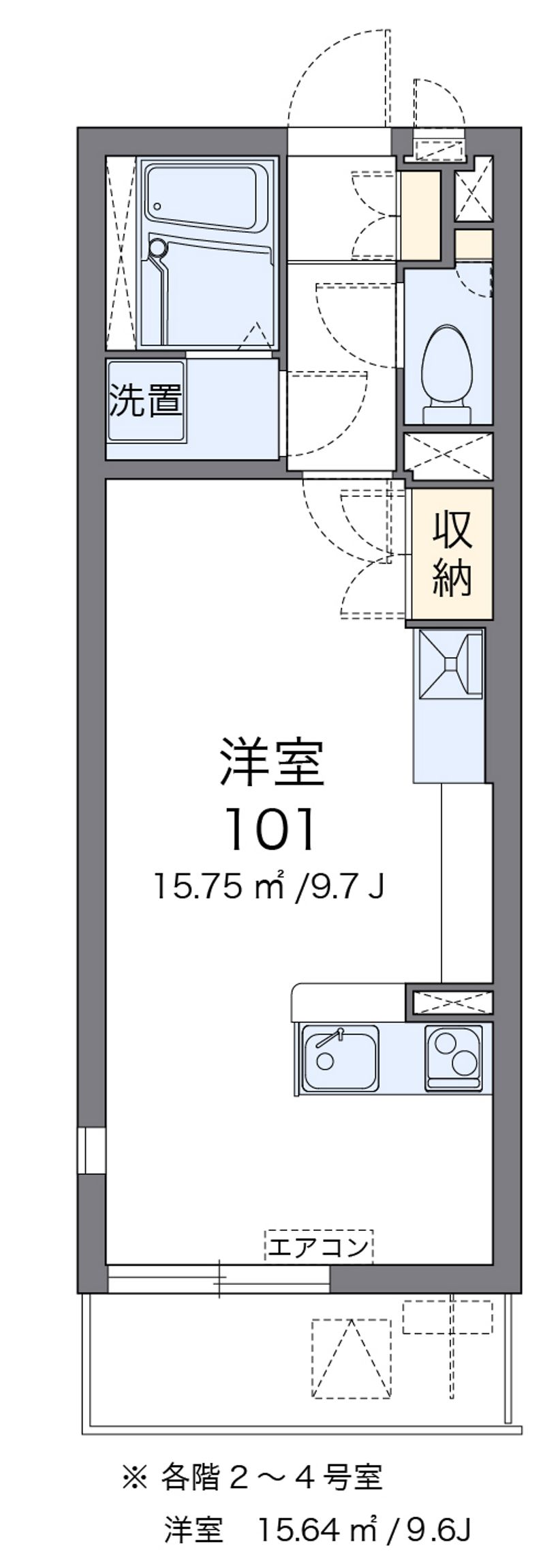 ミランダヴィーブルⅣ 間取図
