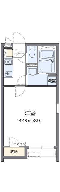 クレイノサンライズ楠 間取り図