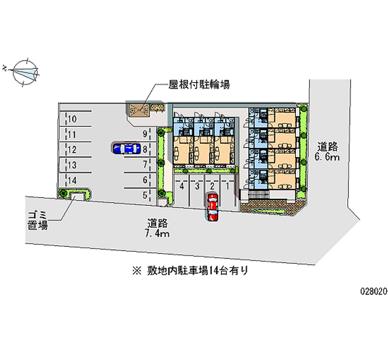 28020 Monthly parking lot