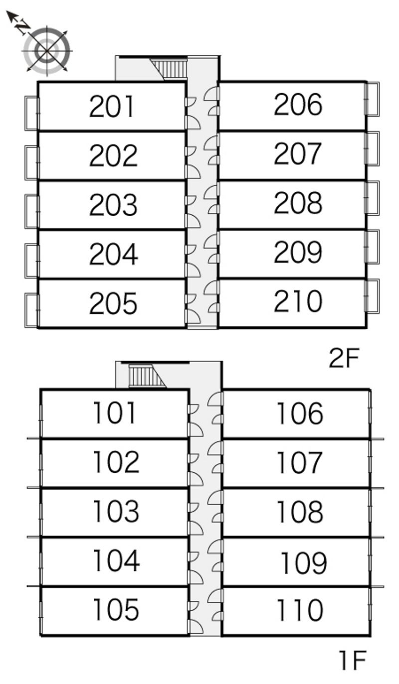 レオパレスタカス 間取配置図