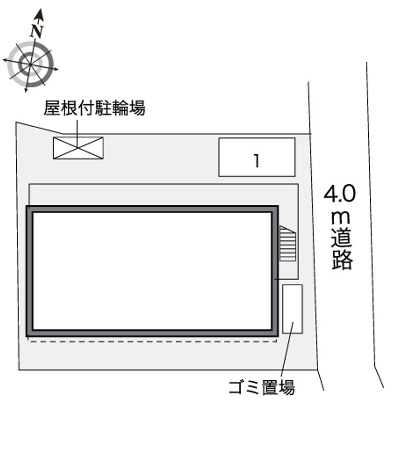 レオパレスシェソワⅢ 配置図