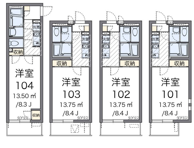 クレイノエスポワール 間取図