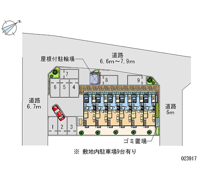 23917 Monthly parking lot