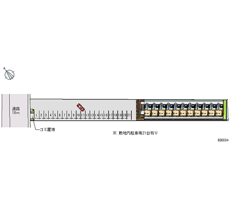 26634 bãi đậu xe hàng tháng