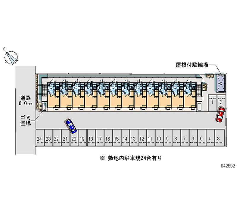 42552 bãi đậu xe hàng tháng