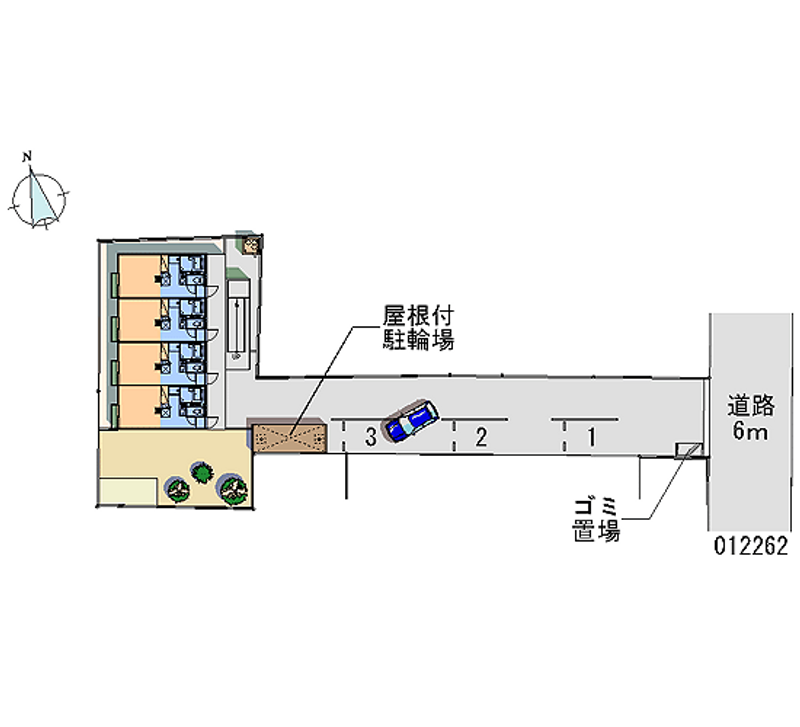 12262 Monthly parking lot