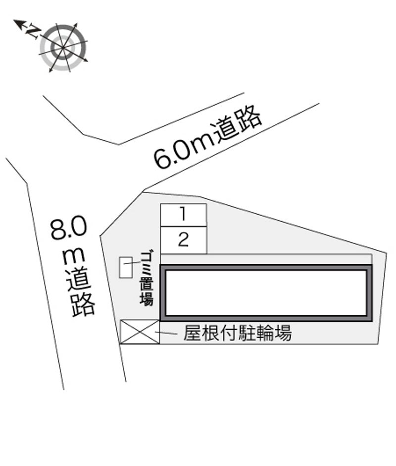 レオパレスコリーヌ 配置図