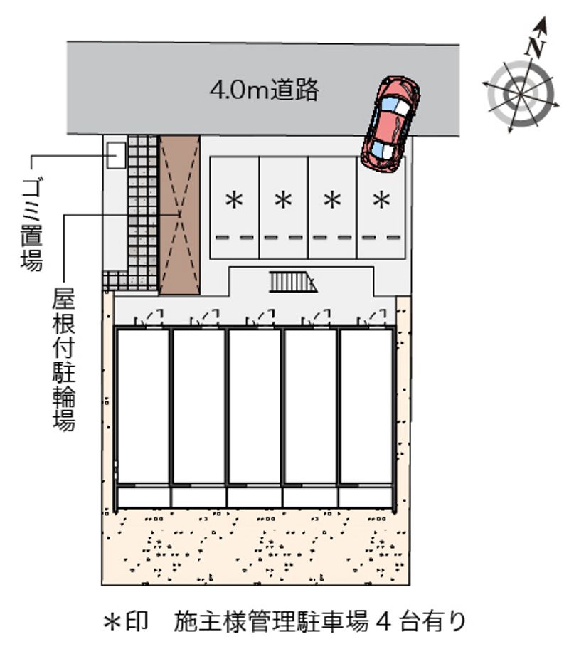 クレイノ翠 配置図